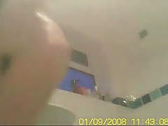 Isn't it a great idea to place a hidden cam in your washroom and spy on your sexy girlfriend? This sexy homemade voyeur vid is actually worth watching!