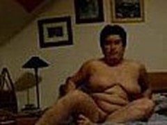 Well here's one greater amount chubby aged mommy taping herself during a masturbation session in this clip clip. She fingers her pussy with as many fingers as this babe needs while showing off her heavy saggy mounds