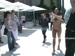 Breasty hot babe with slim body and hot ass abused and used in wicked public sex with deepthroat