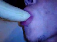 Youthful Chap from Eastern Europe(Me) ,playing naked with his rod and one banana.