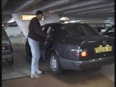 Engulf and fuck in car in a parking lot